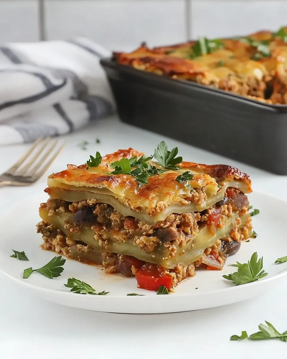 Easy Vegan Moussaka recipe photo