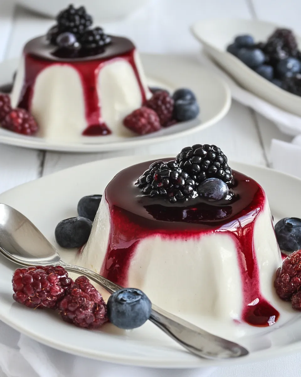 Homemade Vegan Panna Cotta photo