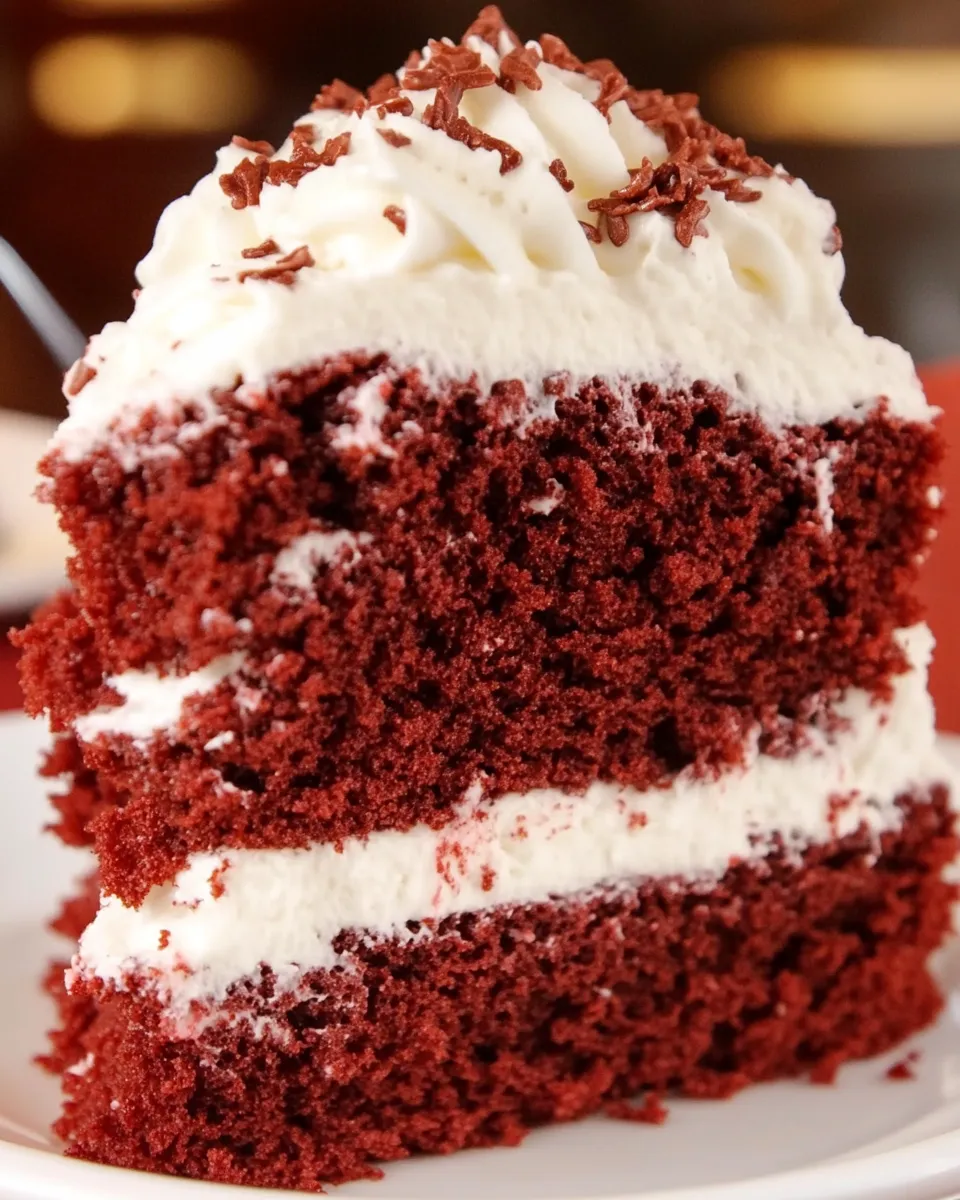 Homemade Vegan Red Velvet Cake photo