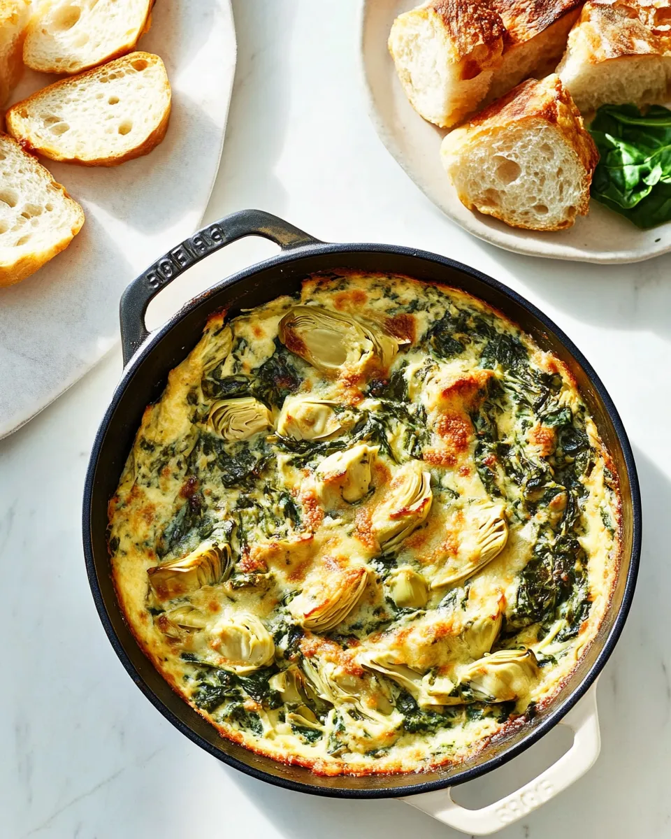 Homemade Vegan Spinach Artichoke Dip photo