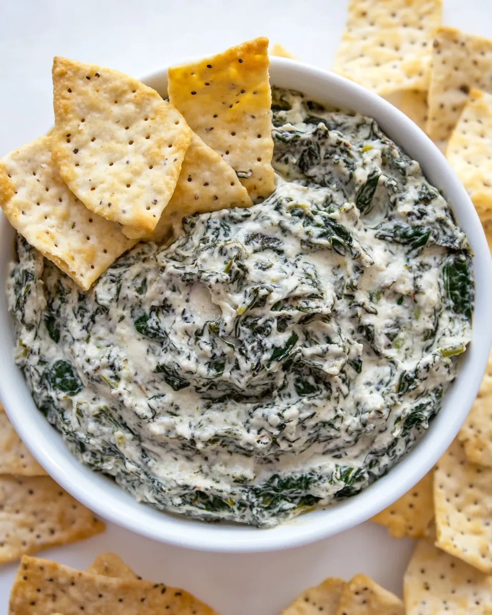 Homemade Vegan Spinach Dip photo
