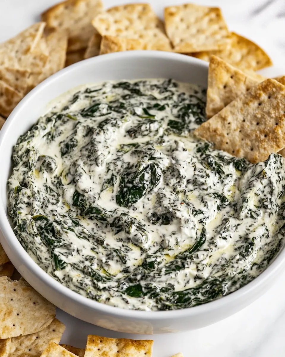 Easy Vegan Spinach Dip recipe photo
