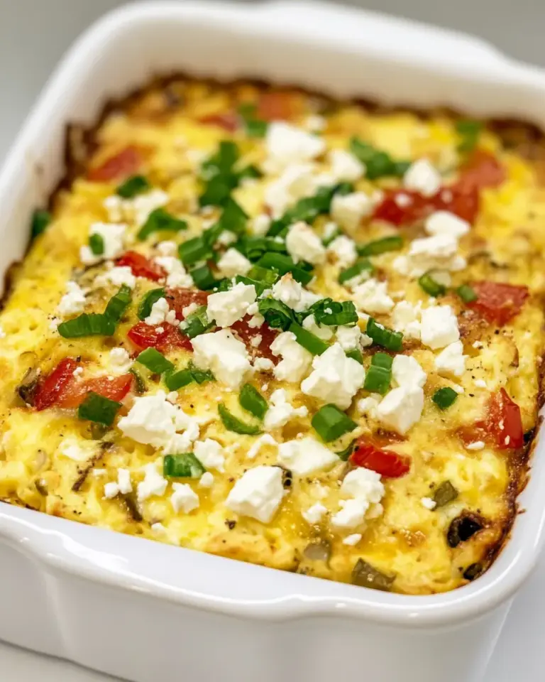 Homemade Vegetable Egg Bake (with Peppers, Tomatoes, and Feta) photo