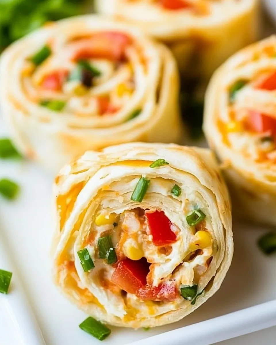 Homemade Vegetarian Mexican Pinwheels photo