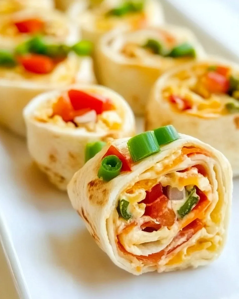 Classic Vegetarian Mexican Pinwheels image