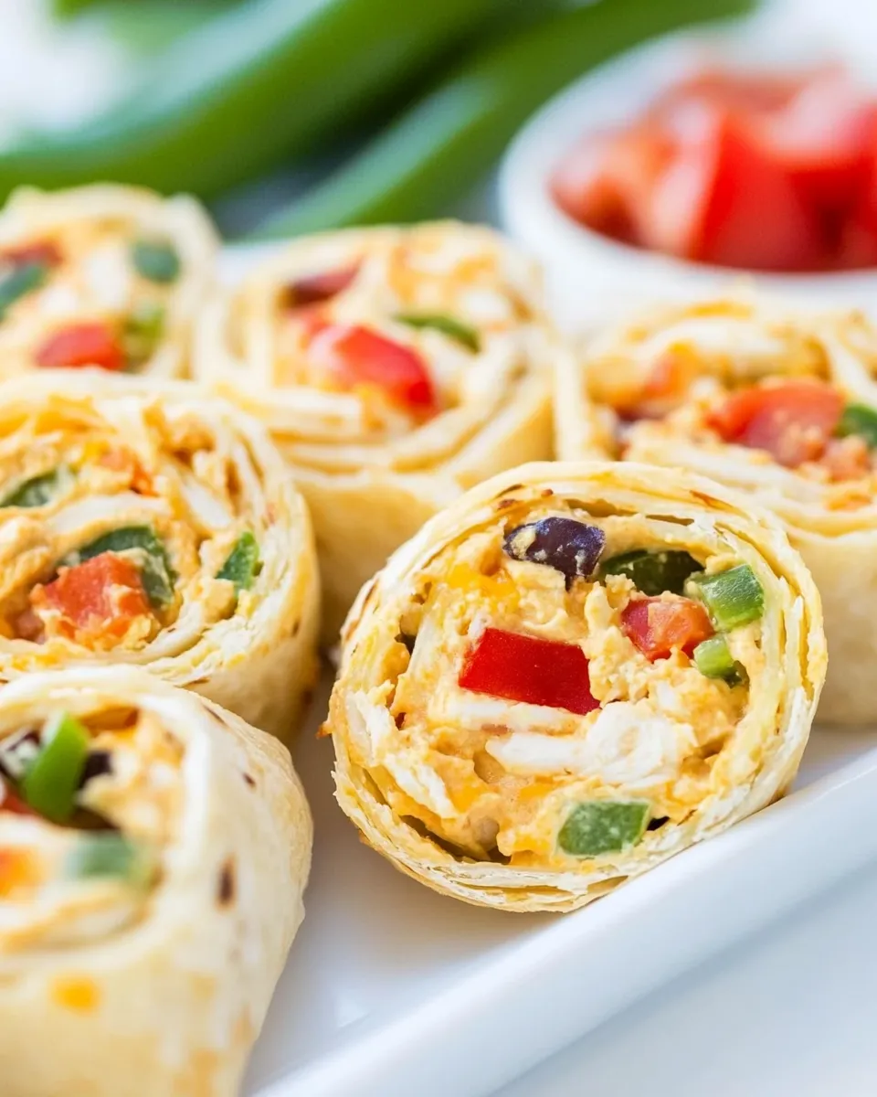 Easy Vegetarian Mexican Pinwheels recipe photo