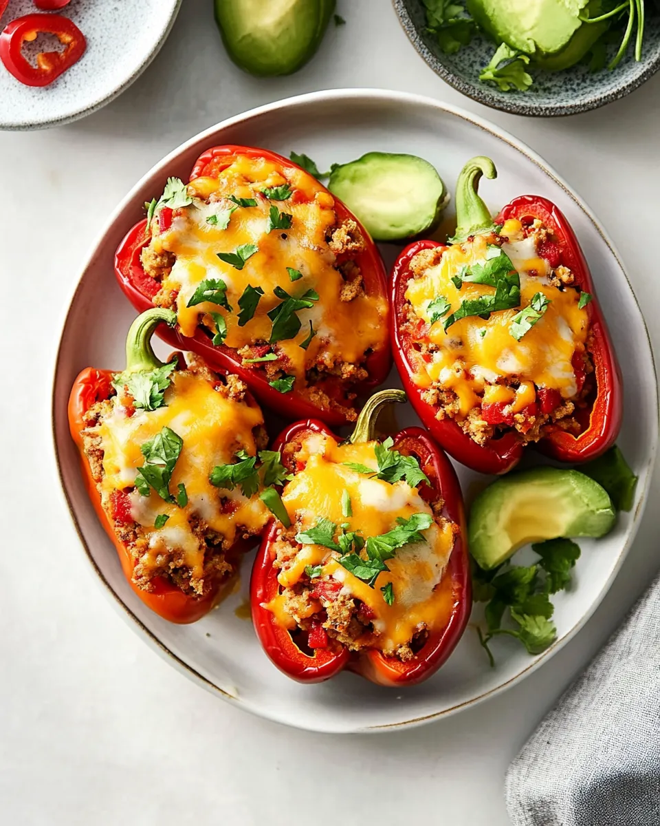 Easy Vegetarian Stuffed Peppers recipe photo