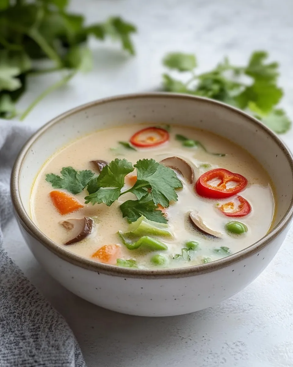 Classic Vegetarian Tom Yum Soup image