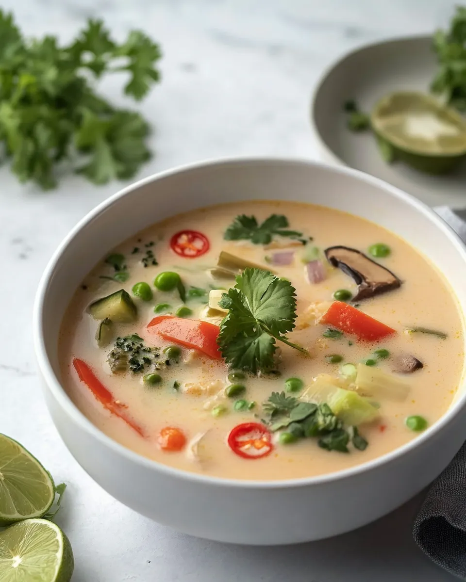 Easy Vegetarian Tom Yum Soup recipe photo