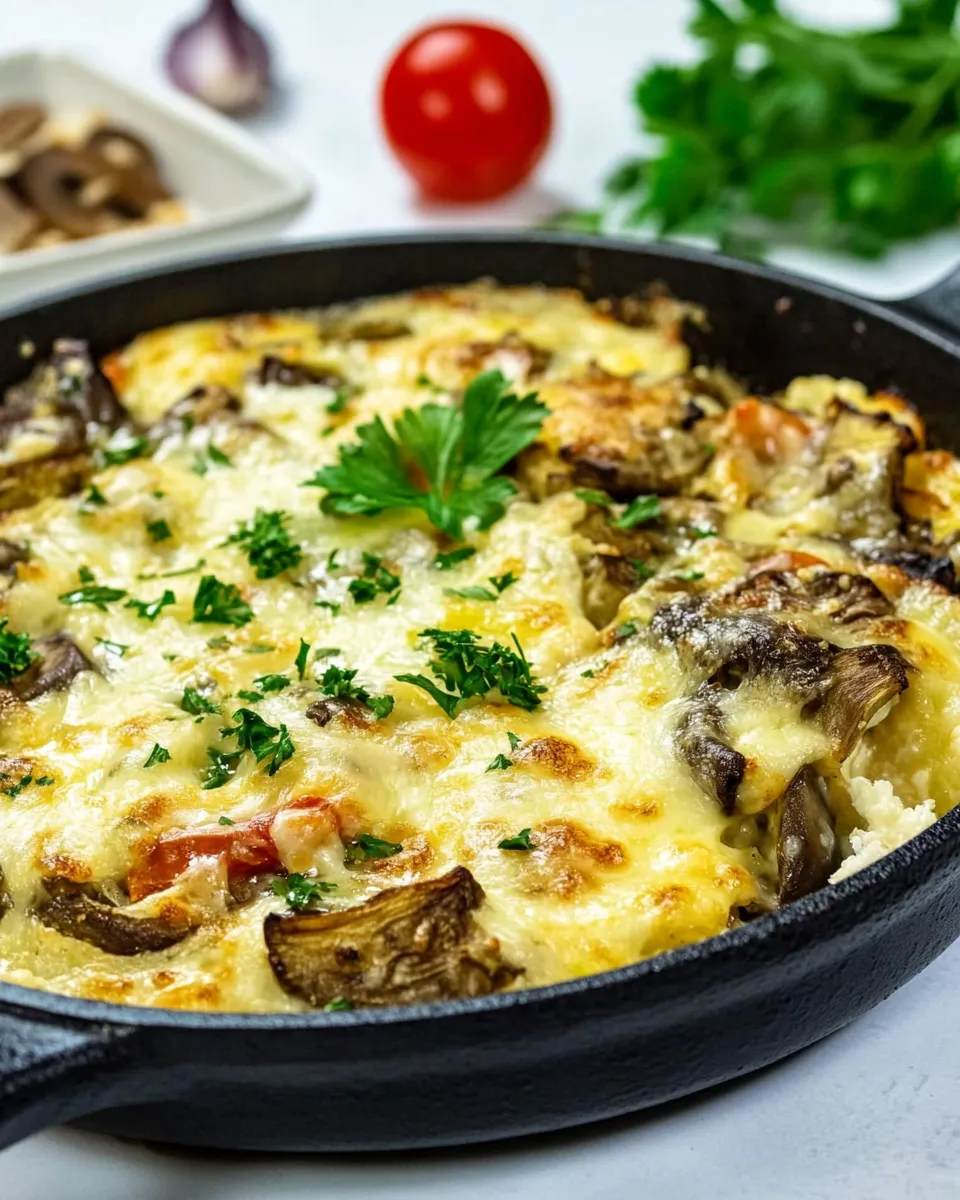 Easy Veggie Cheese Skillet recipe photo