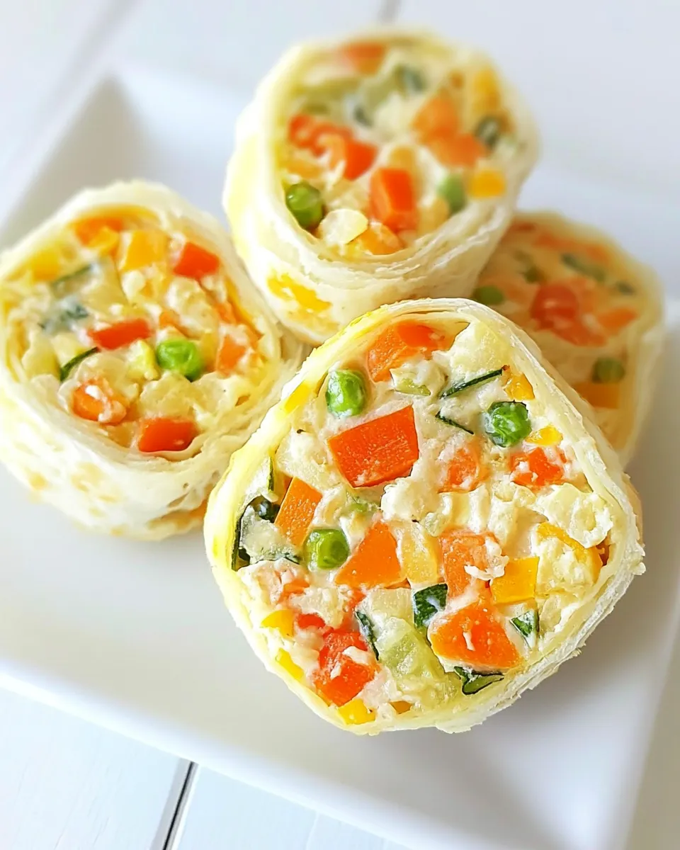 Classic Veggie Pinwheels image