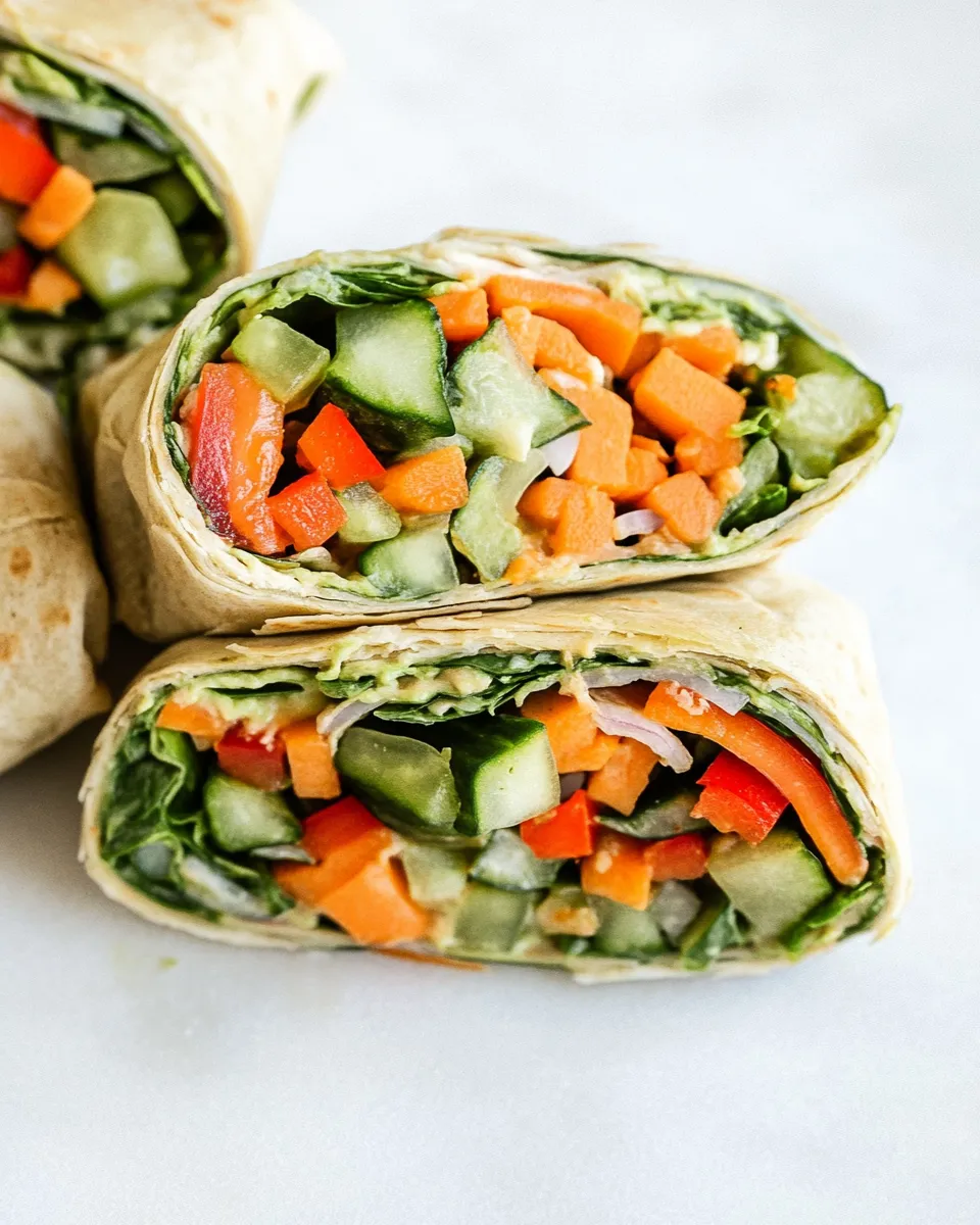 Easy Veggie Wrap recipe photo