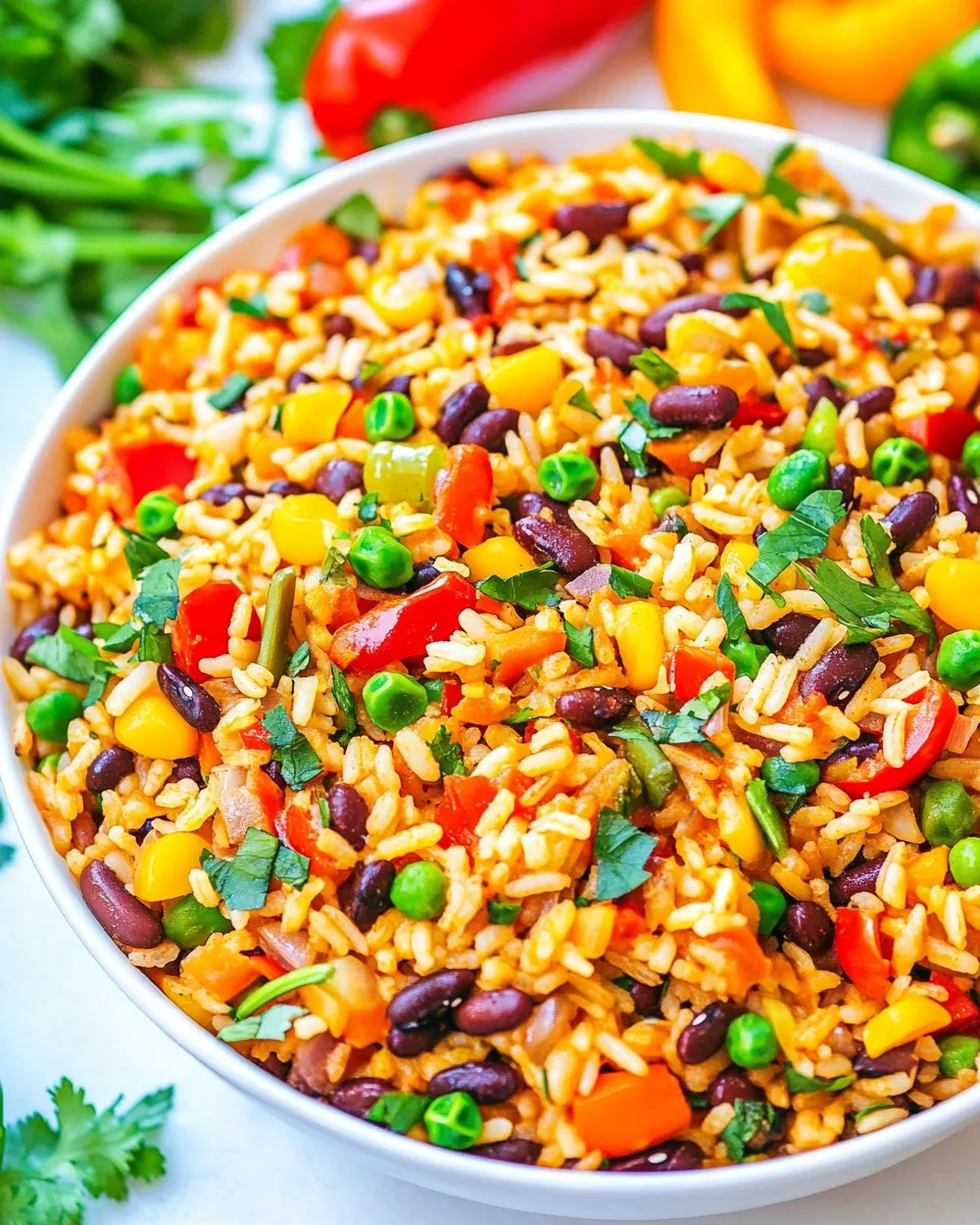 Classic Very Veggie Rice and Beans image