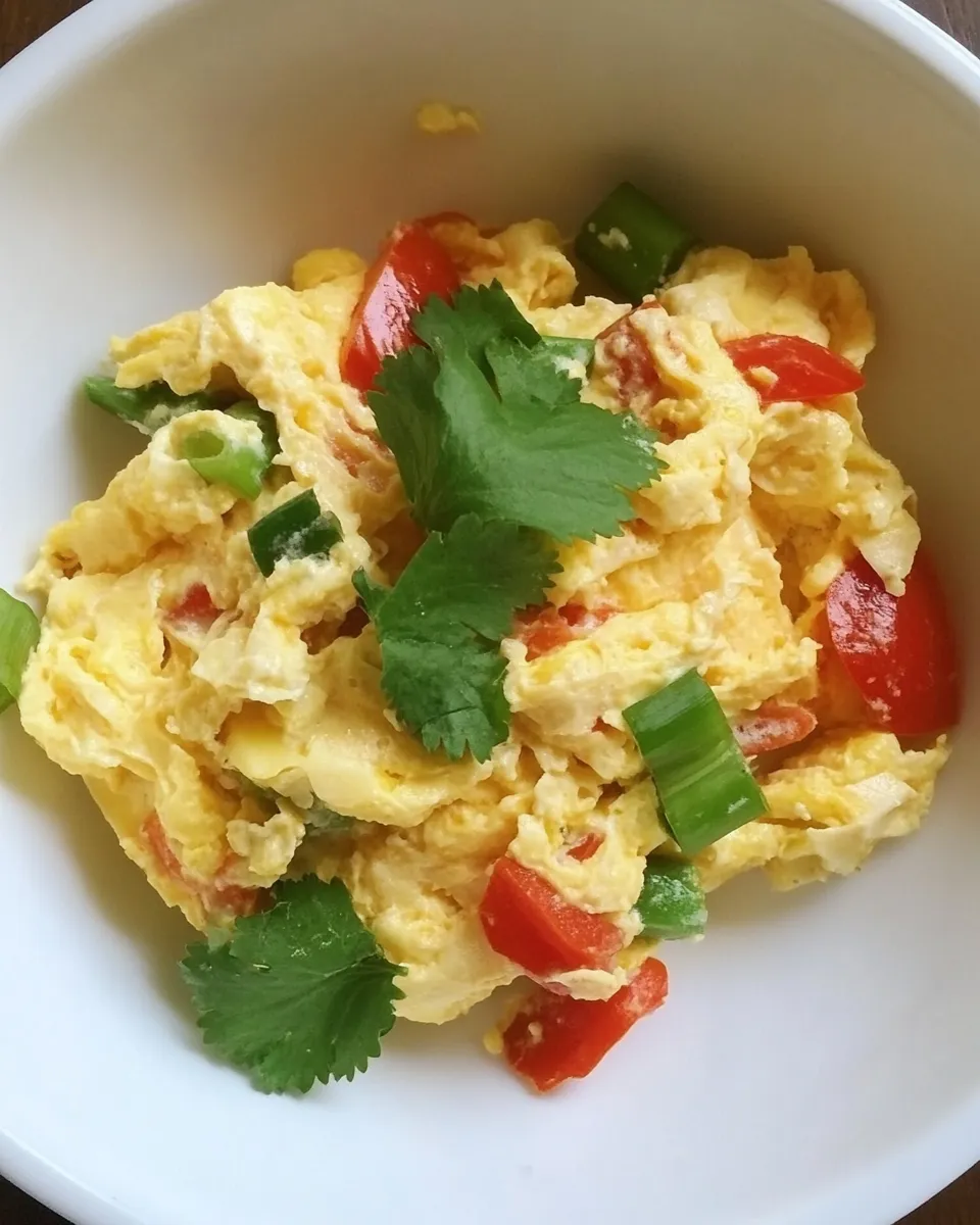 Classic Vietnamese Scrambled Eggs image