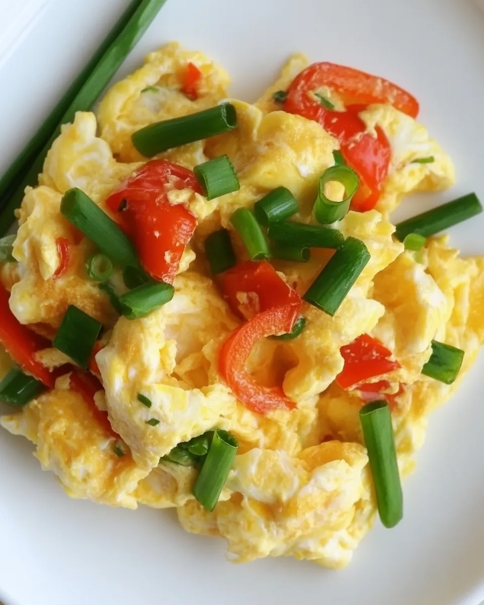 Easy Vietnamese Scrambled Eggs recipe photo