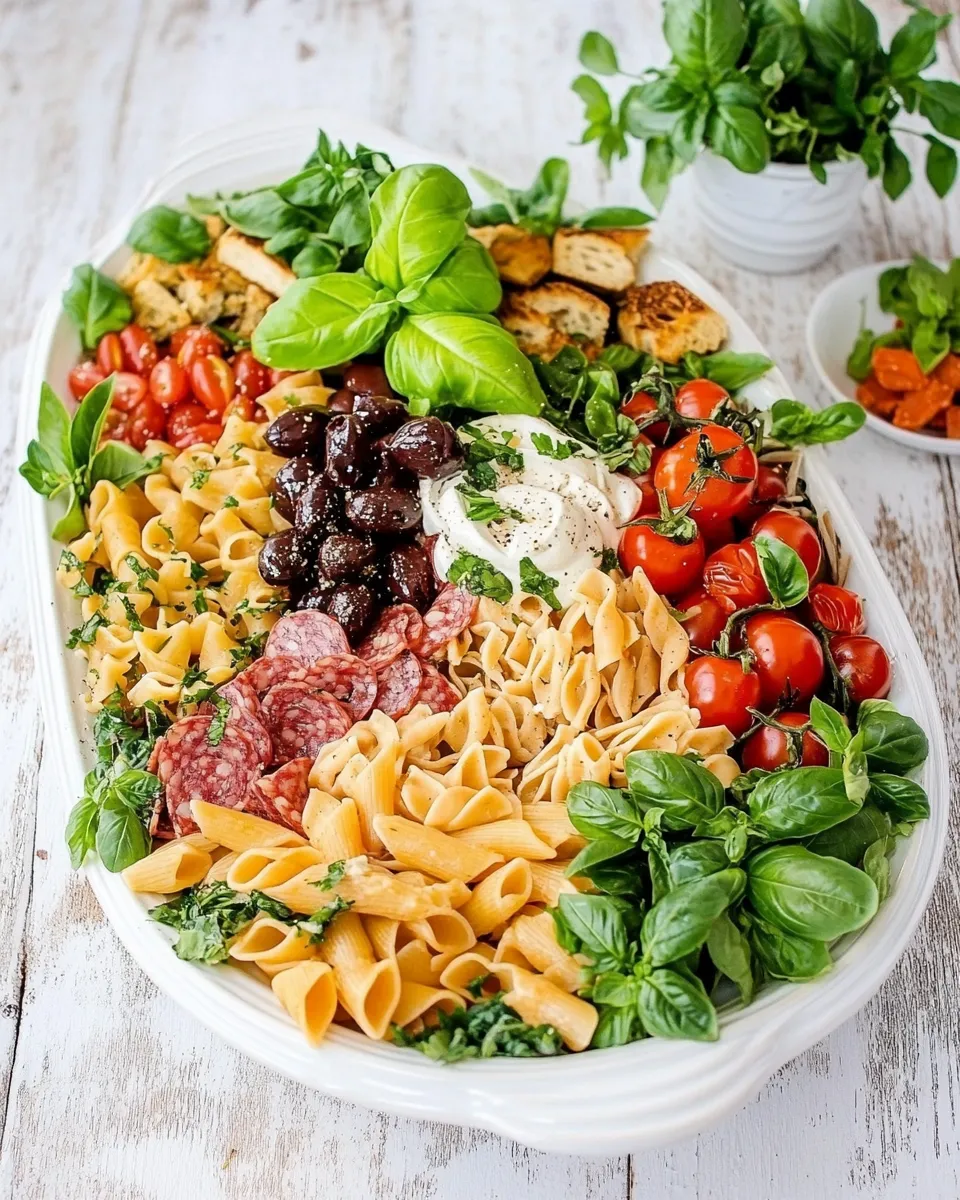 Classic Warm Antipasto Platter Pasta plate image