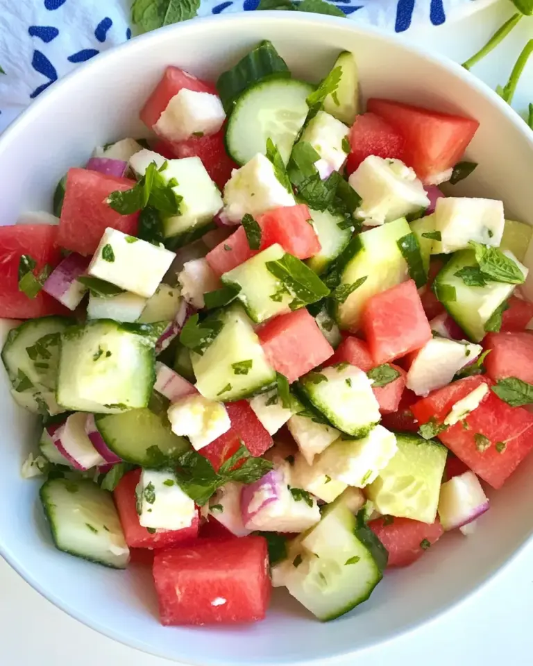 Easy Watermelon, Jicama and Cucumber Salad photo