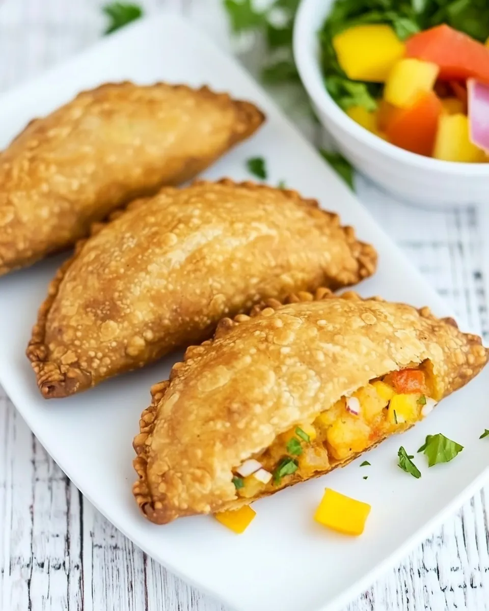 Delicious West Indies Patties shot