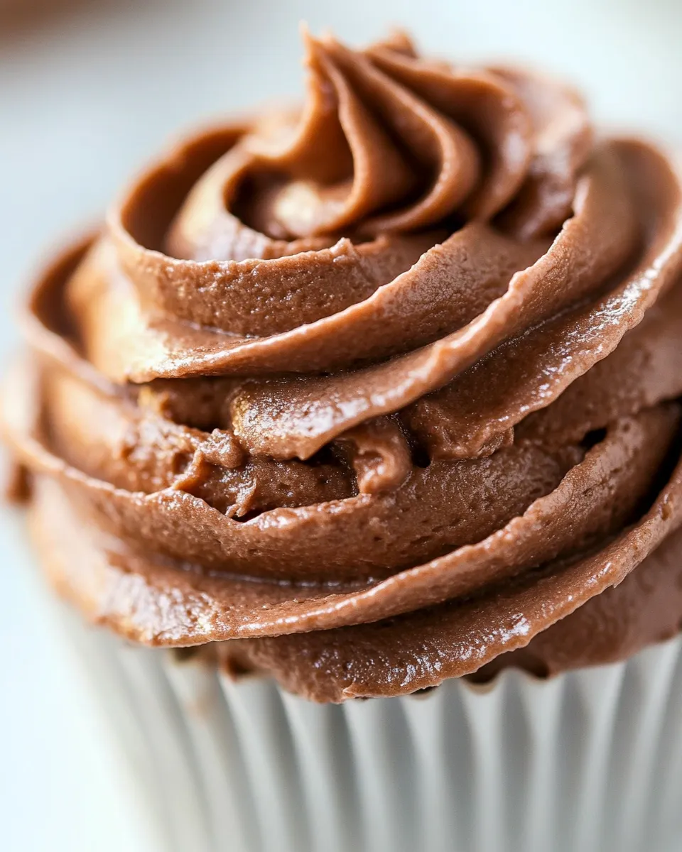 Classic Whipped Chocolate Ganache Frosting recipe photo