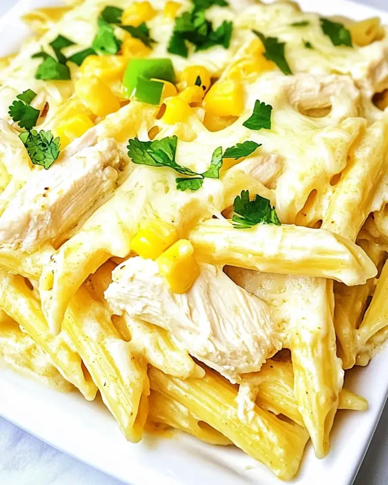 Easy White Chicken Enchilada Pasta photo