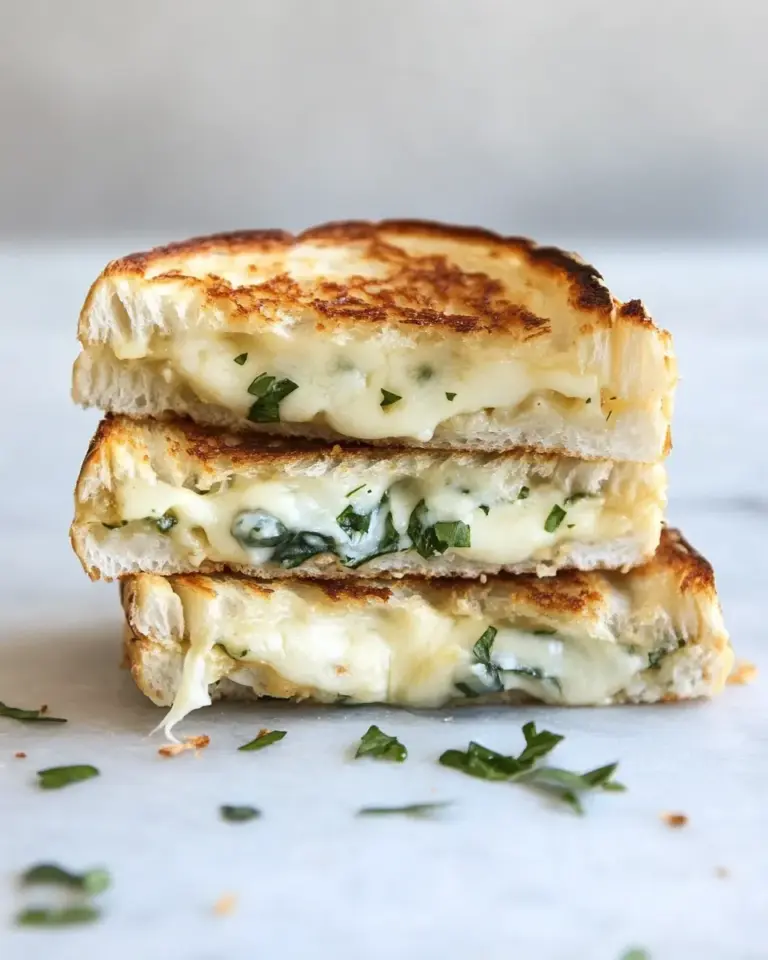 Simple White Pizza Grilled Cheese. recipe image