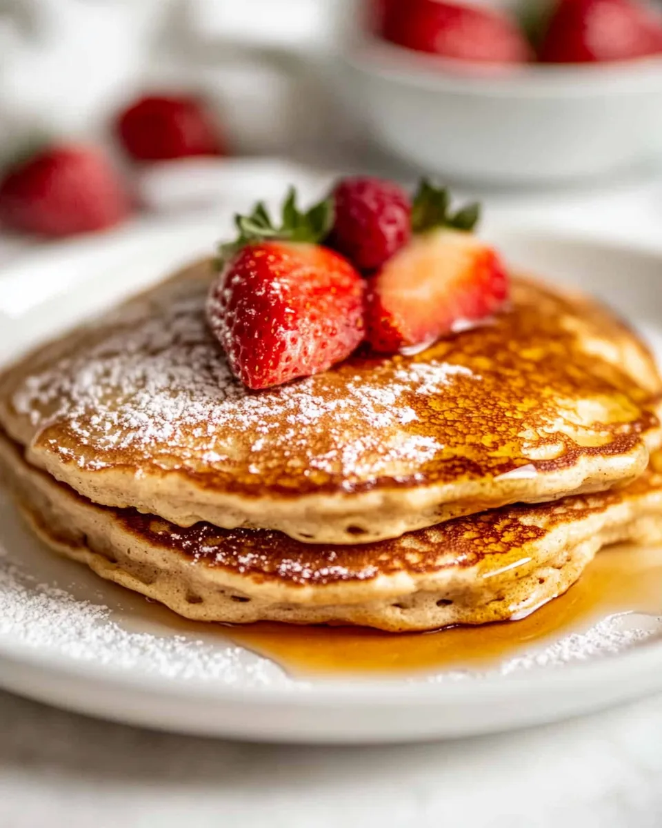 Delicious Whole-Wheat Pancakes shot