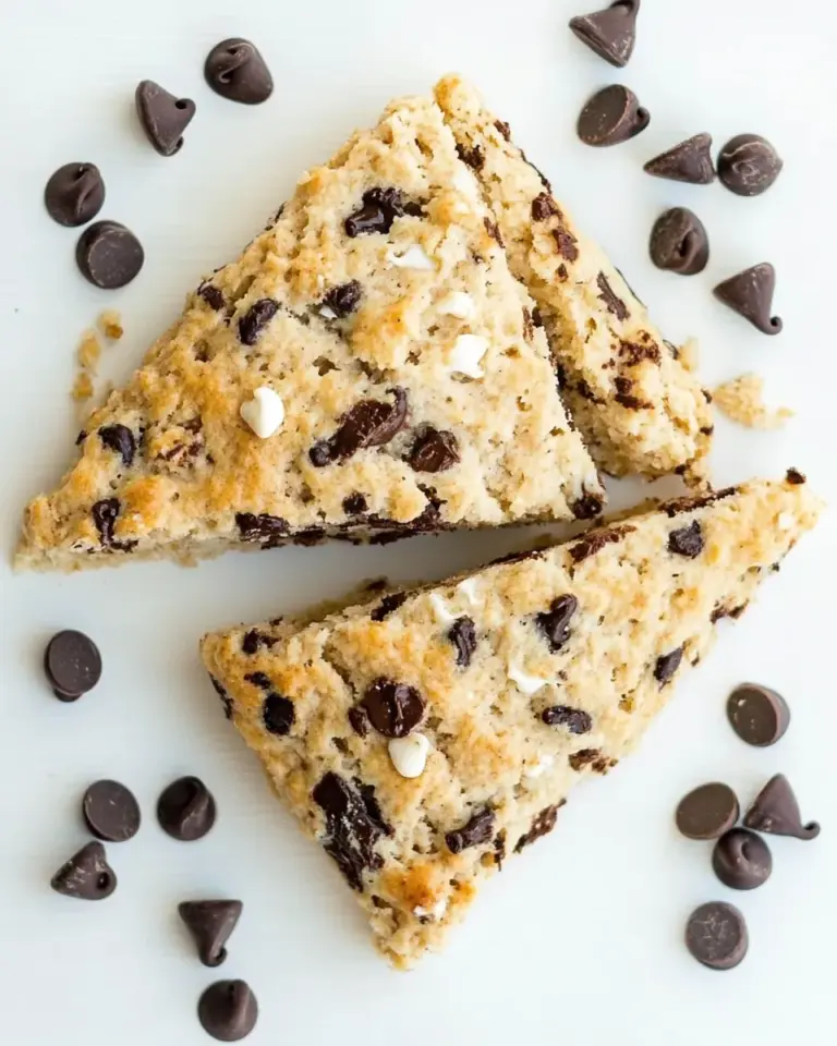 Homemade Whole Wheat Chocolate Chip Scones photo