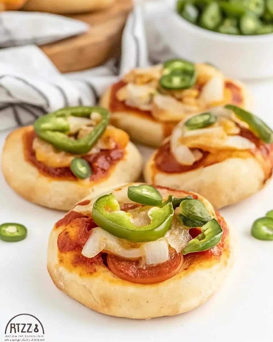 Homemade Whole Wheat Hidden Veggie Packed Mini Pizzas photo