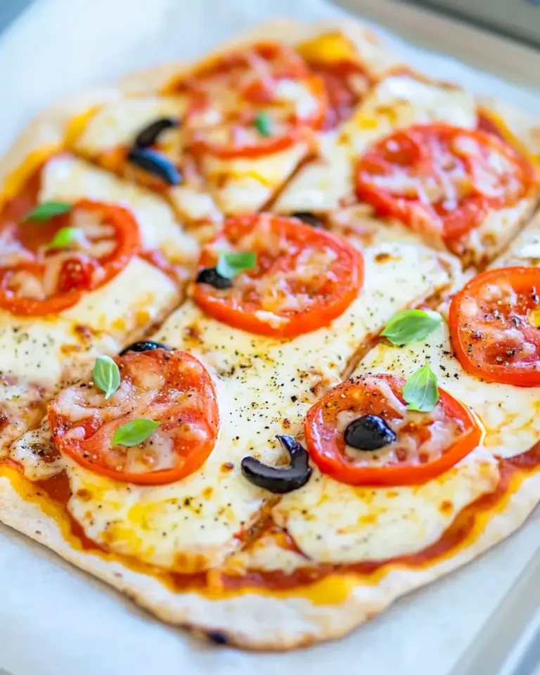 Homemade Whole Wheat Pita Pizza photo