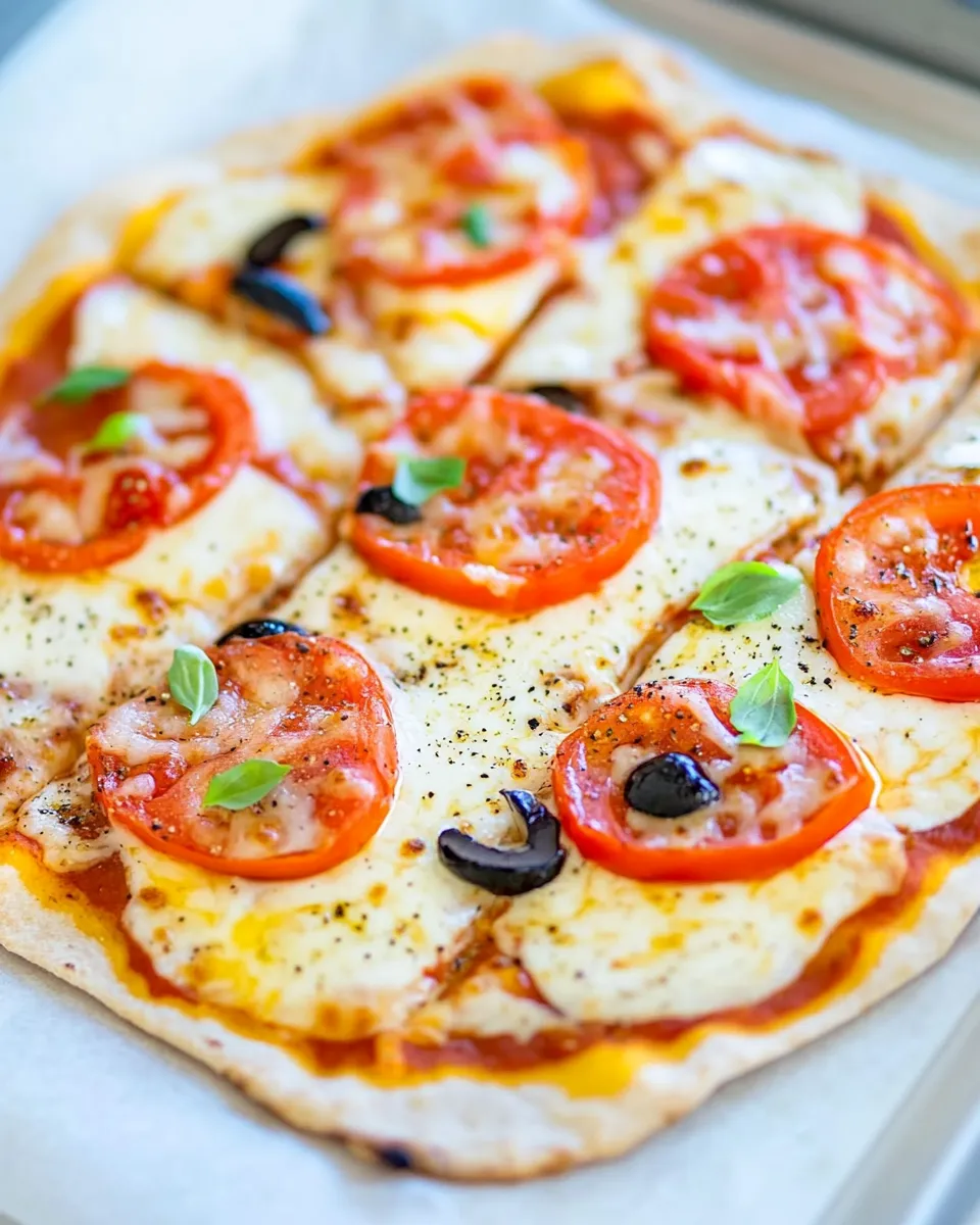 Homemade Whole Wheat Pita Pizza photo