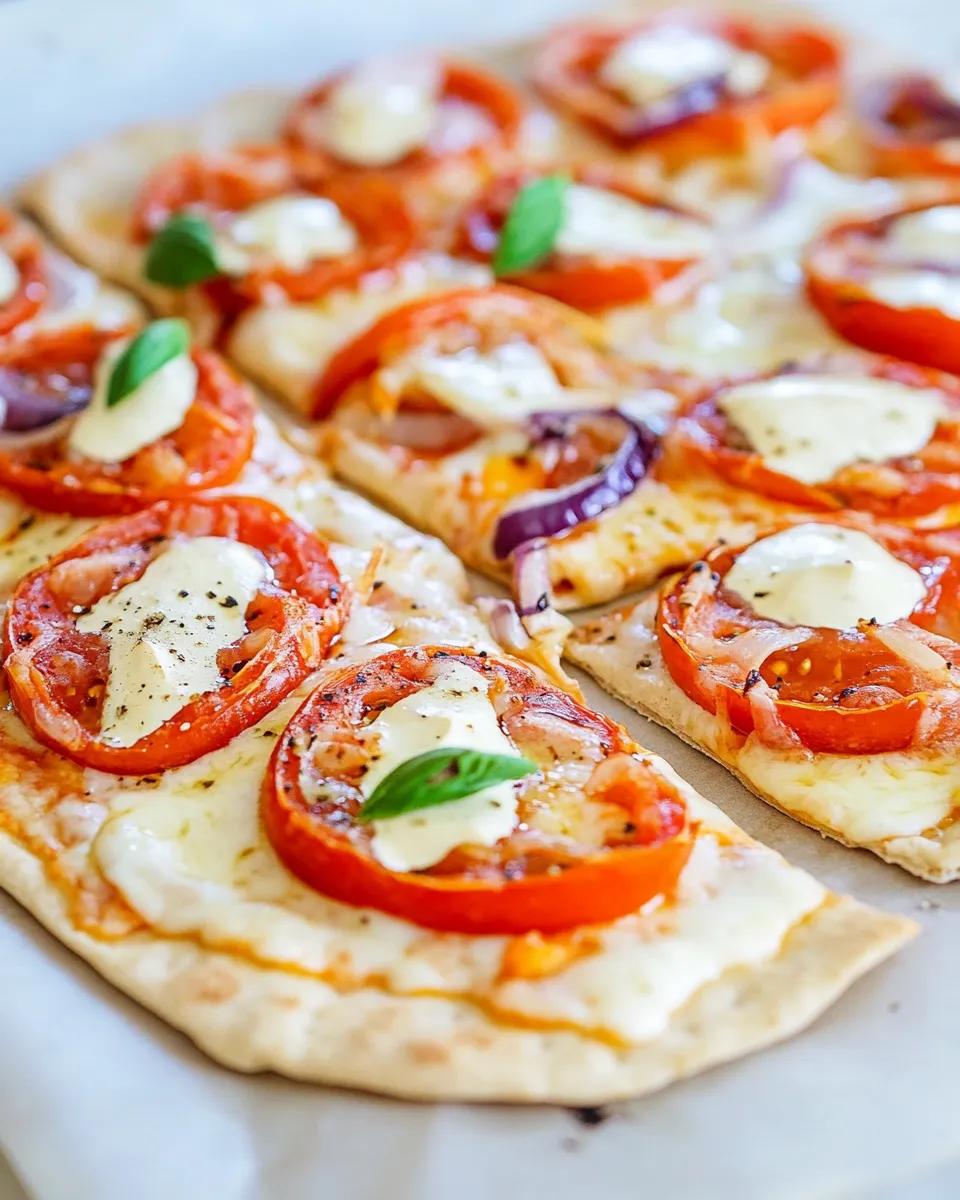 Delicious Whole Wheat Pita Pizza image