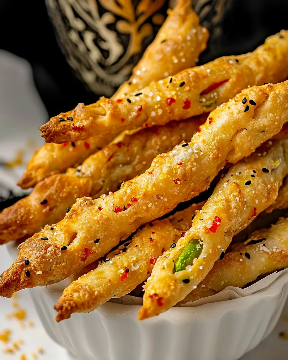 Delicious Witch Finger Grissini image