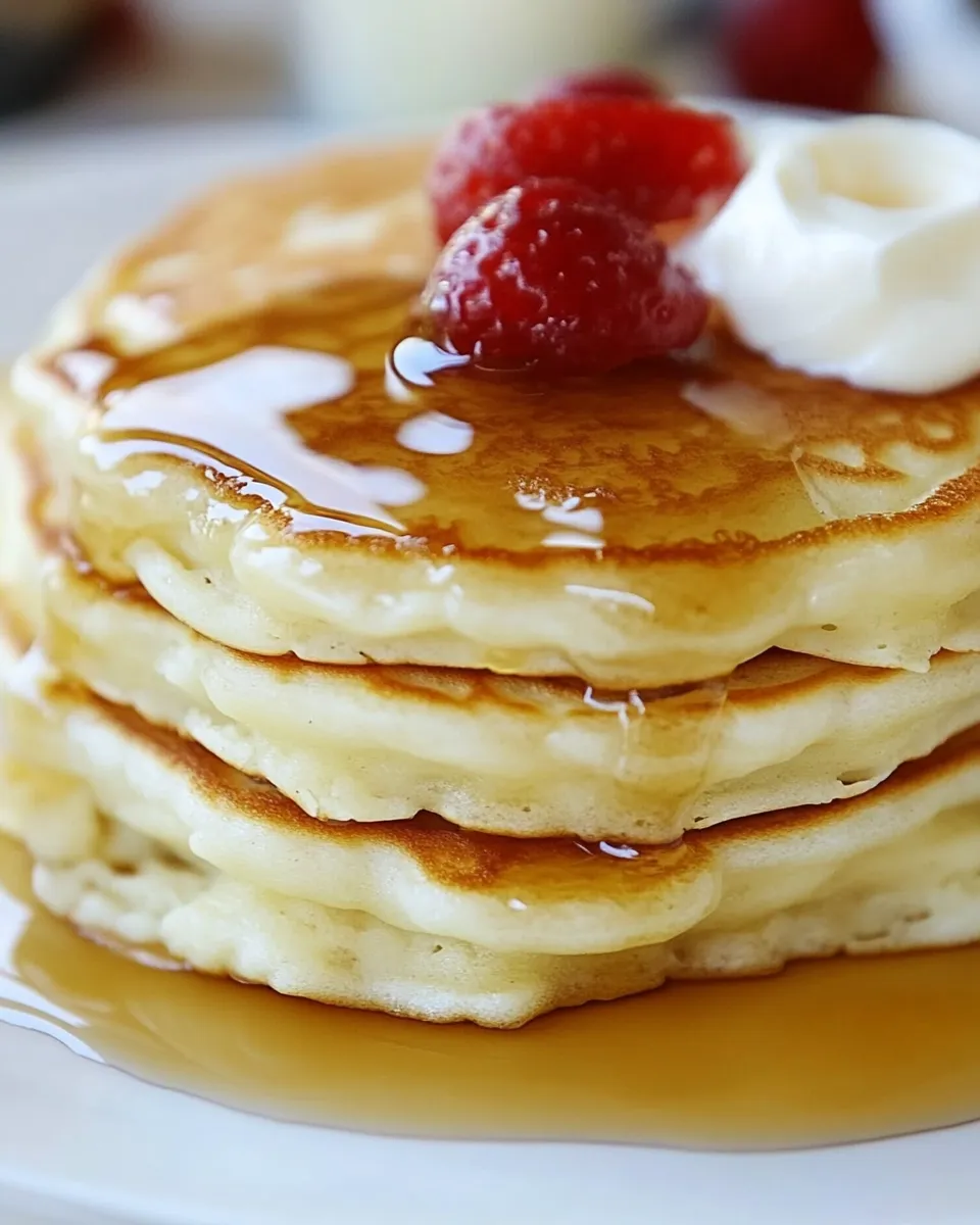 Homemade Yogurt Pancakes recipe photo