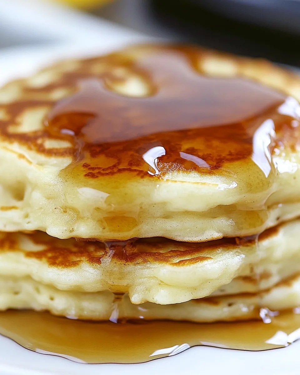 Easy Yogurt Pancakes food shot