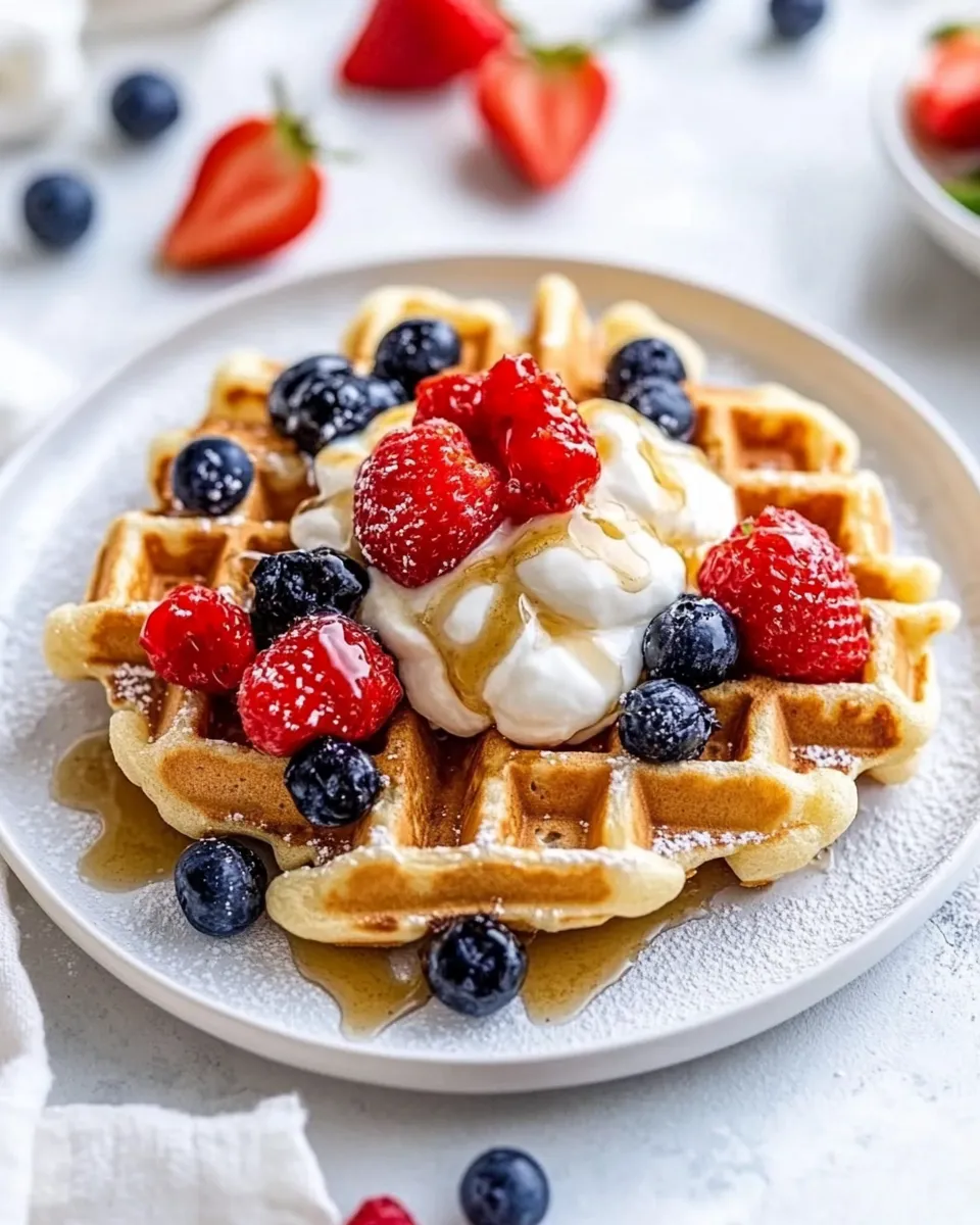 Classic Yogurt Waffles image